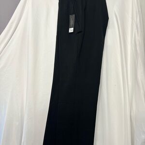 Women’s Lane Bryant Black Ponte Trousers Slash Pockets Size 10/12